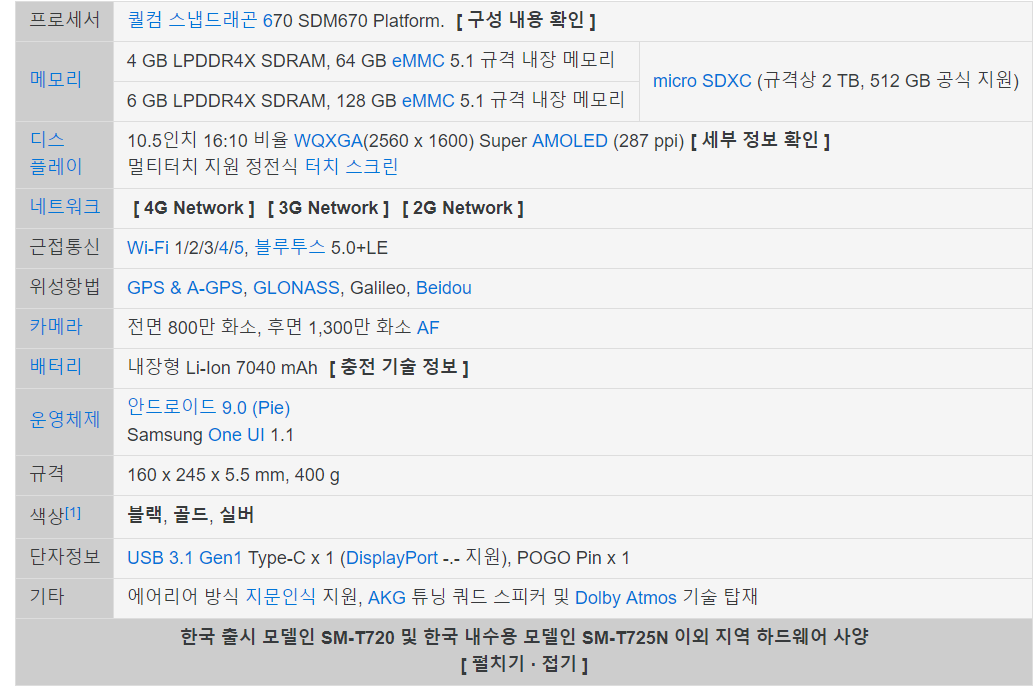  갤럭시 탭 S5e 개봉기