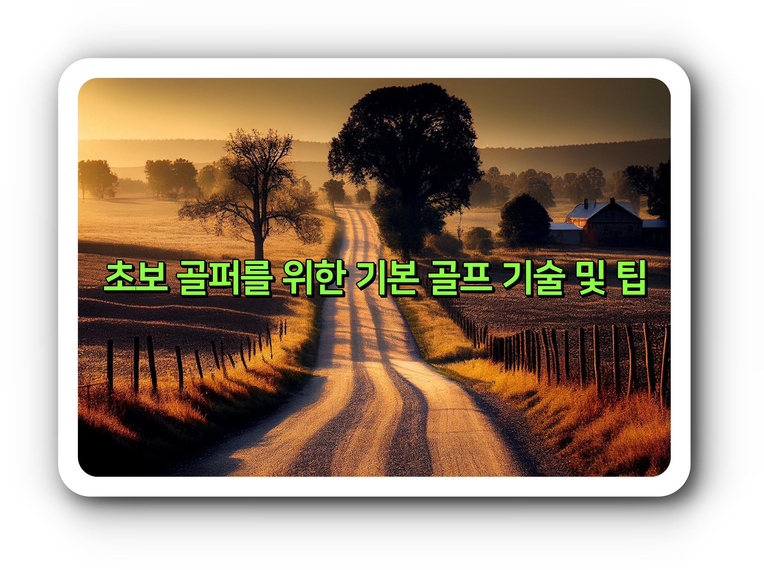  초보 골퍼를 위한 기본 골프 기술 및 팁