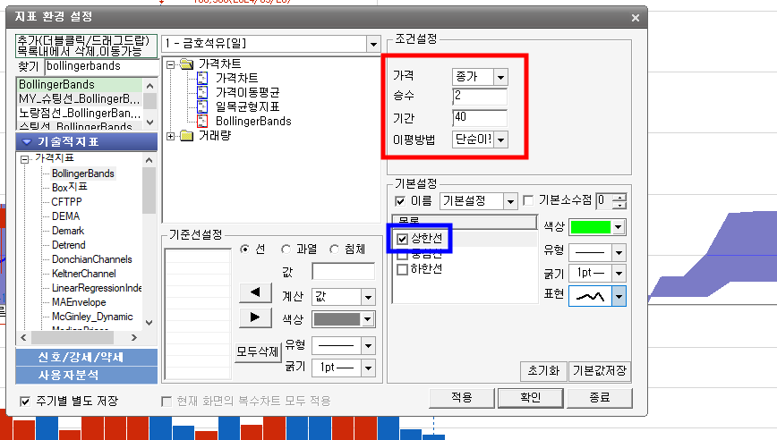 볼린저밴드-설정하는-방법