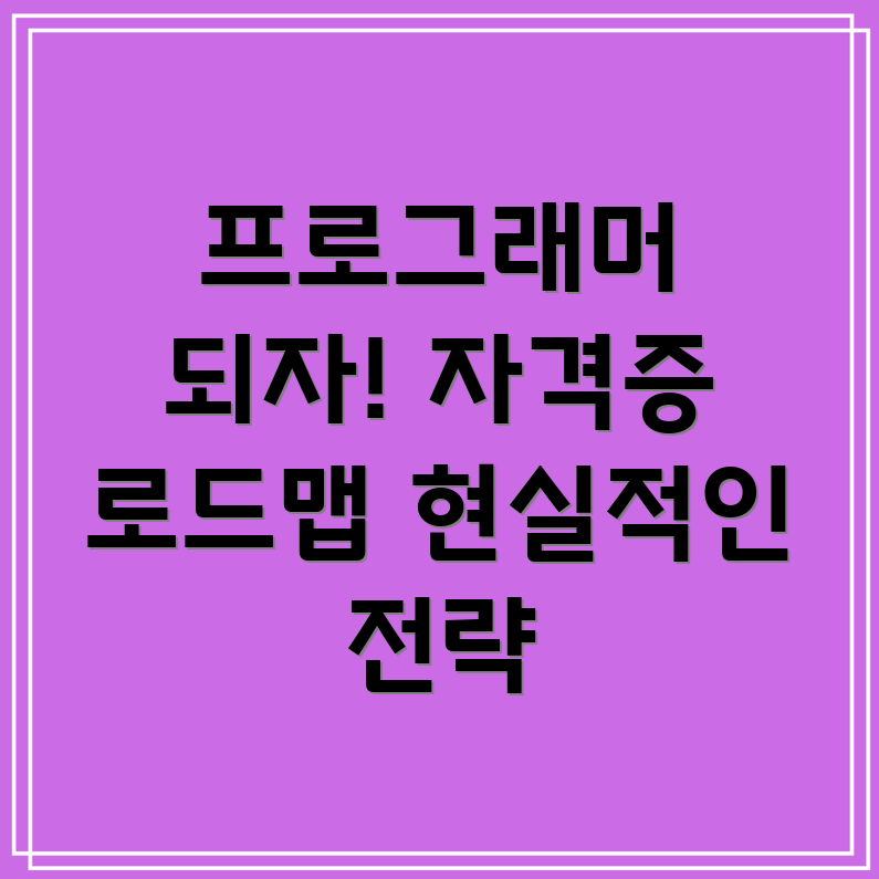 컴퓨터 자격증 활용