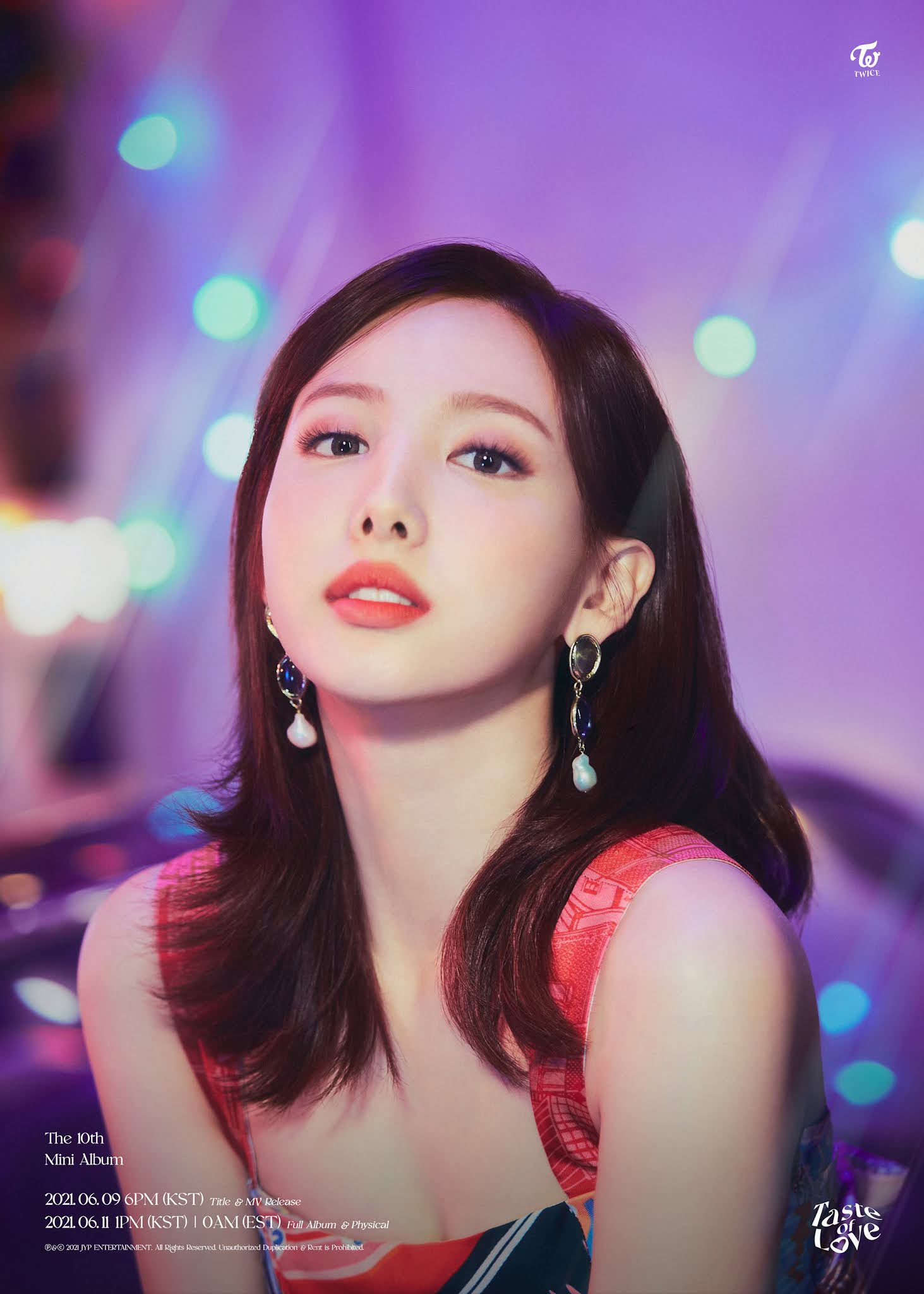  트와이스 10번쨰 미니앨범 <Taste of Love> 맴버들 티저 이미지 사진들 모음 - 2