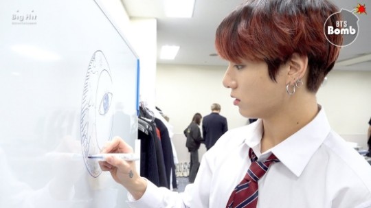  '방탄티비' 방탄소년단 정국, 그림보다 더 그림 같은 옆선 눈길