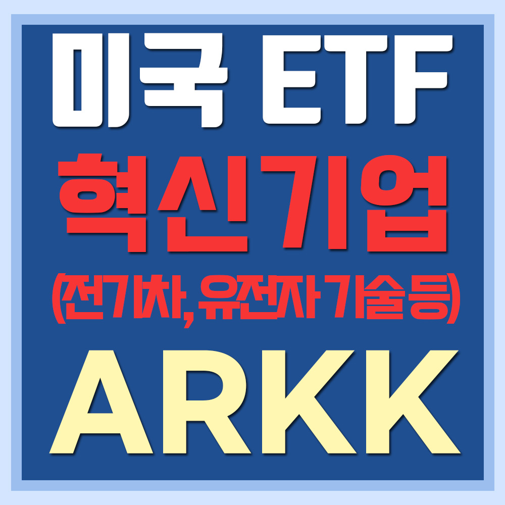  미국 혁신기업 ETF ARKK - 테슬라, 로쿠, 유전자관련주 등