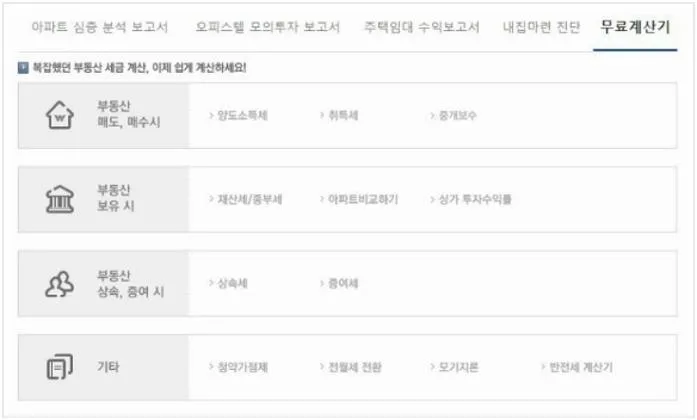 부동산 취득세 계산