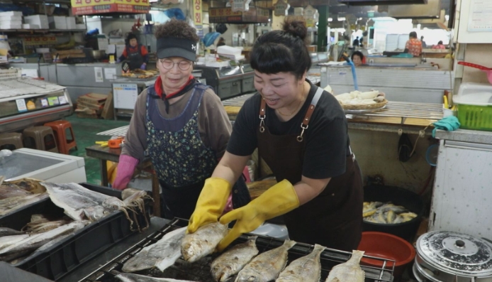 한국기행-고흥-숯불생선구이집-삼겹살백반