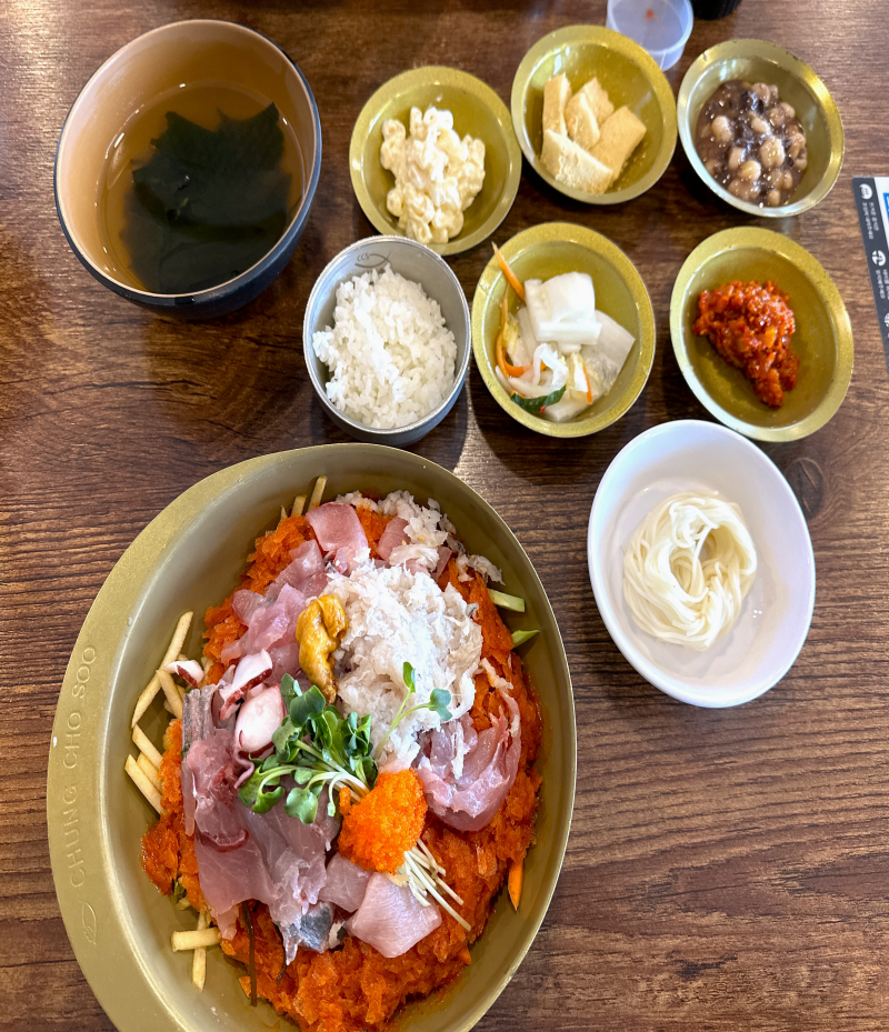 속초 맛집 청초수 물회