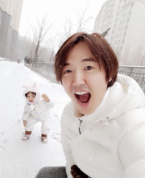  훈훈하고 귀여운 연예인 가족사진