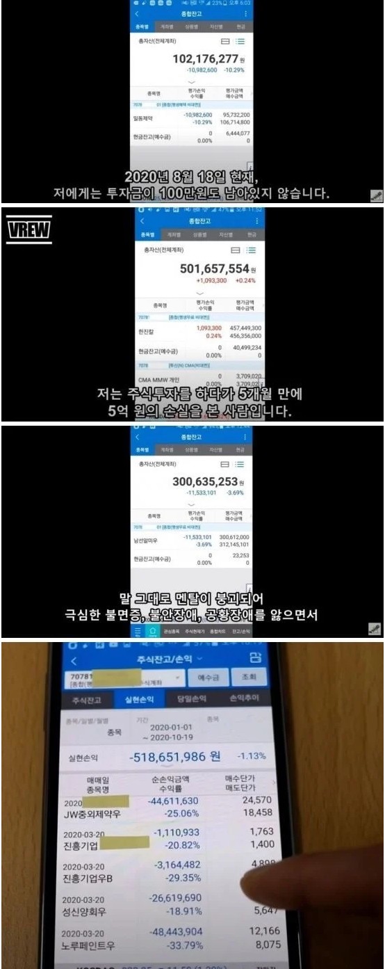  39세 회사원의 5억원 주식투자 사례