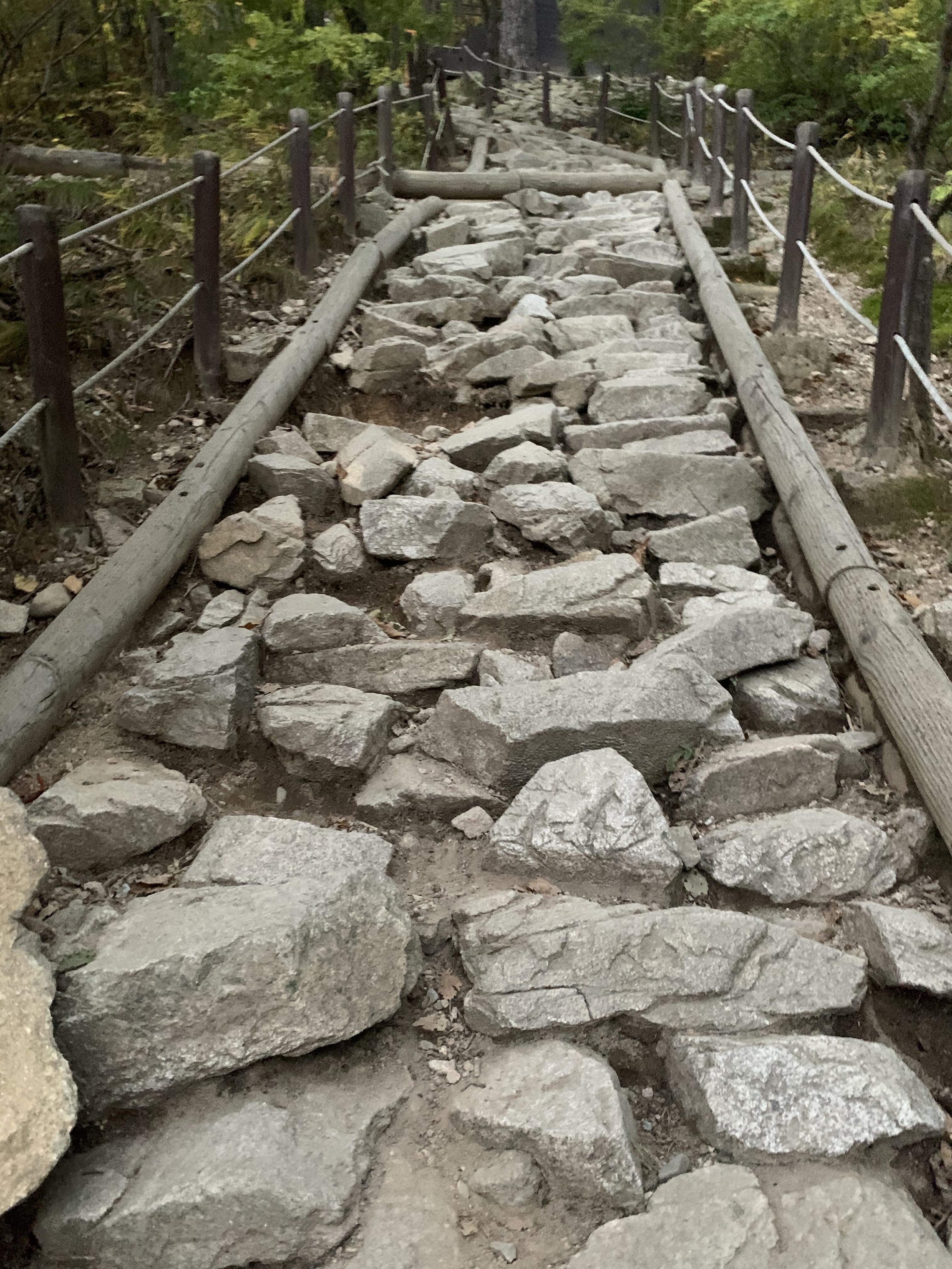 길고 긴 설악산 오색 하산길