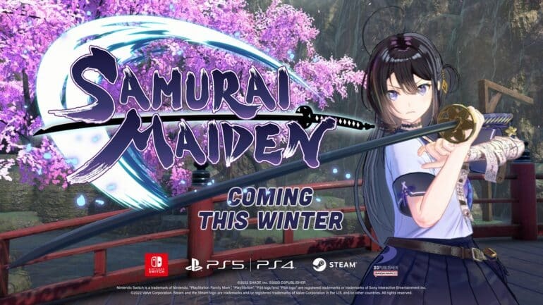  Samurai Maiden 출시 기간과 함께 공개된 사무라이 메이든