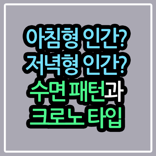 수면패턴