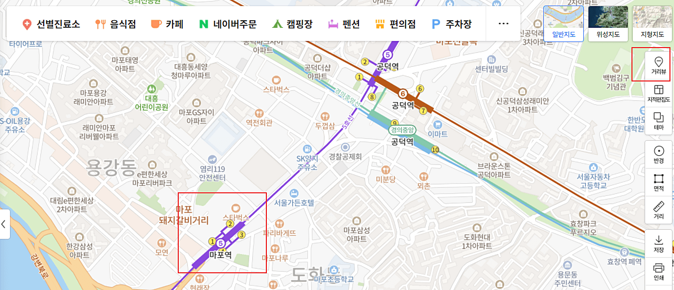 서울시-마포구-지도