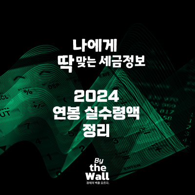  2024 연봉 실수령액 정리 (+4대 보험 요율까지)