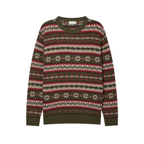 놀토 295회 신동엽 옷 카키 패턴 니트 스웨터