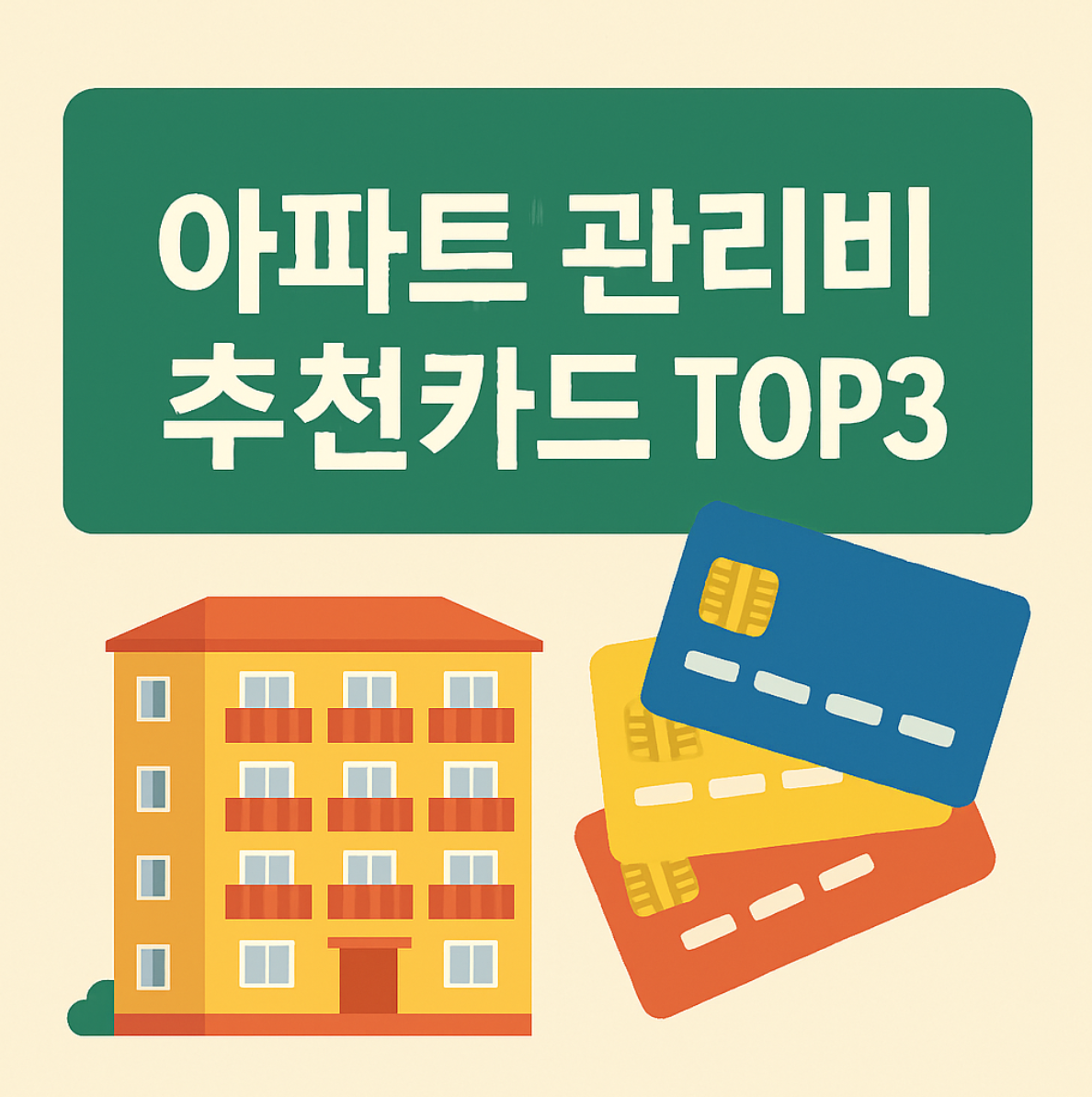 아파트 관리비 할인카드 추천