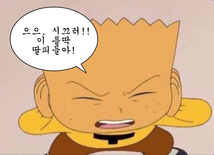 으으, 시끄러! 이 틀딱 딸피들아!