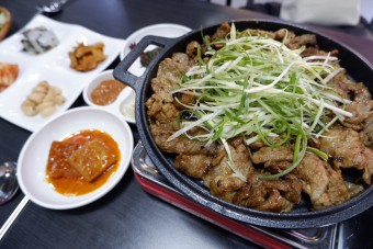연탄불고기 오리양념불고기