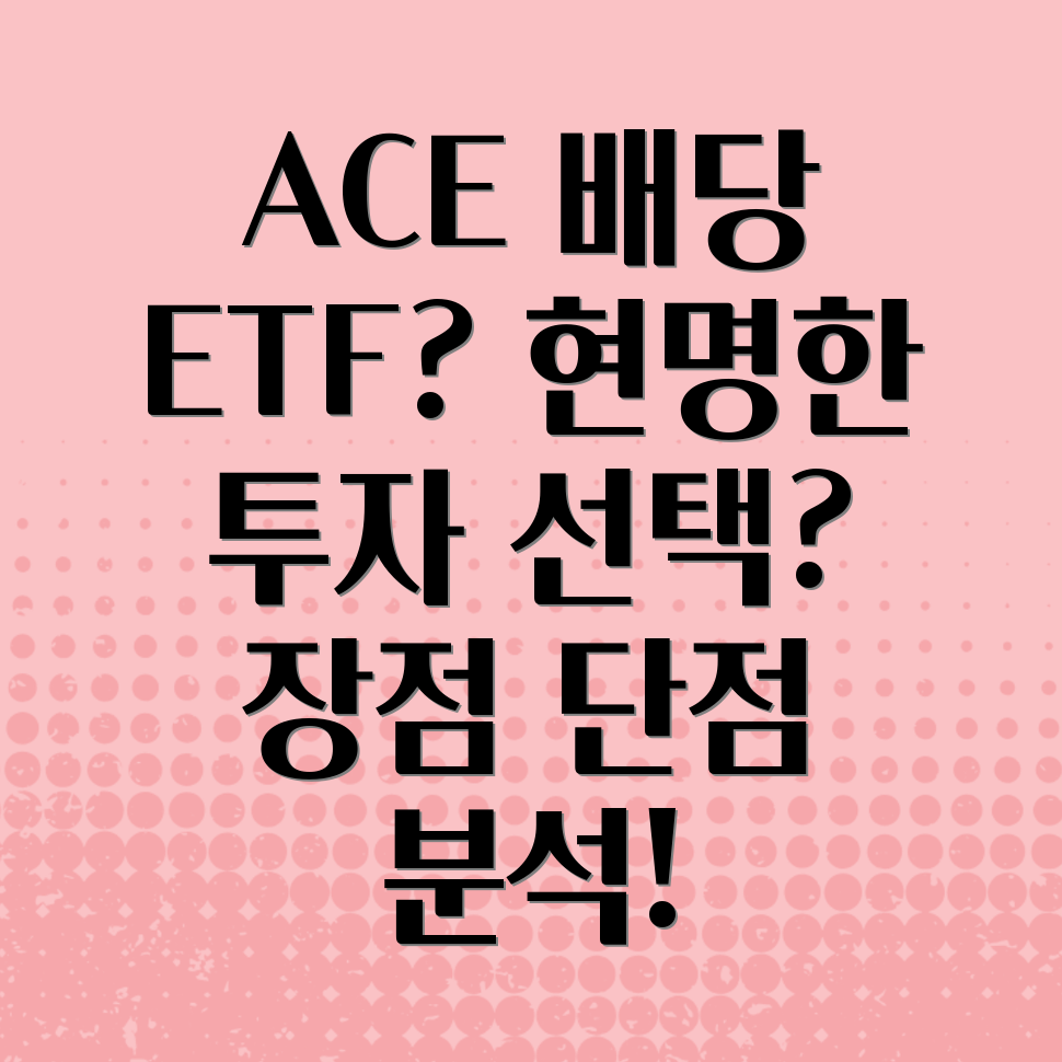 ACE 미국배당다우존스 ETF