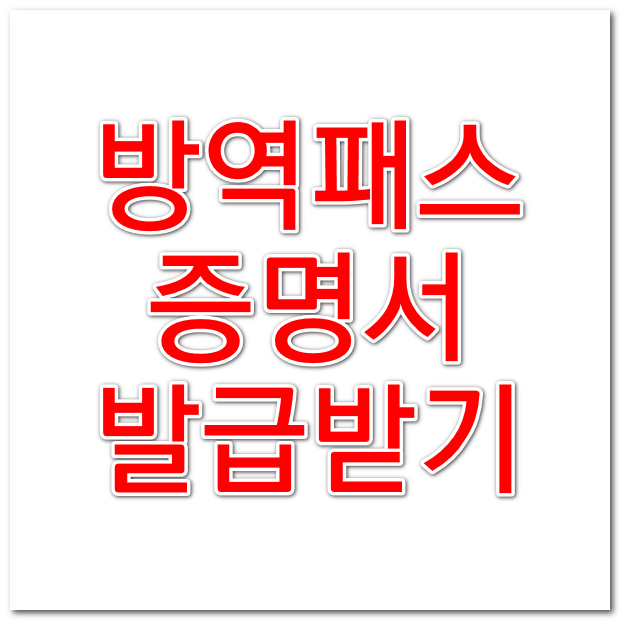  코로나 감염자 격리해제자 방역패스 증명서 받기