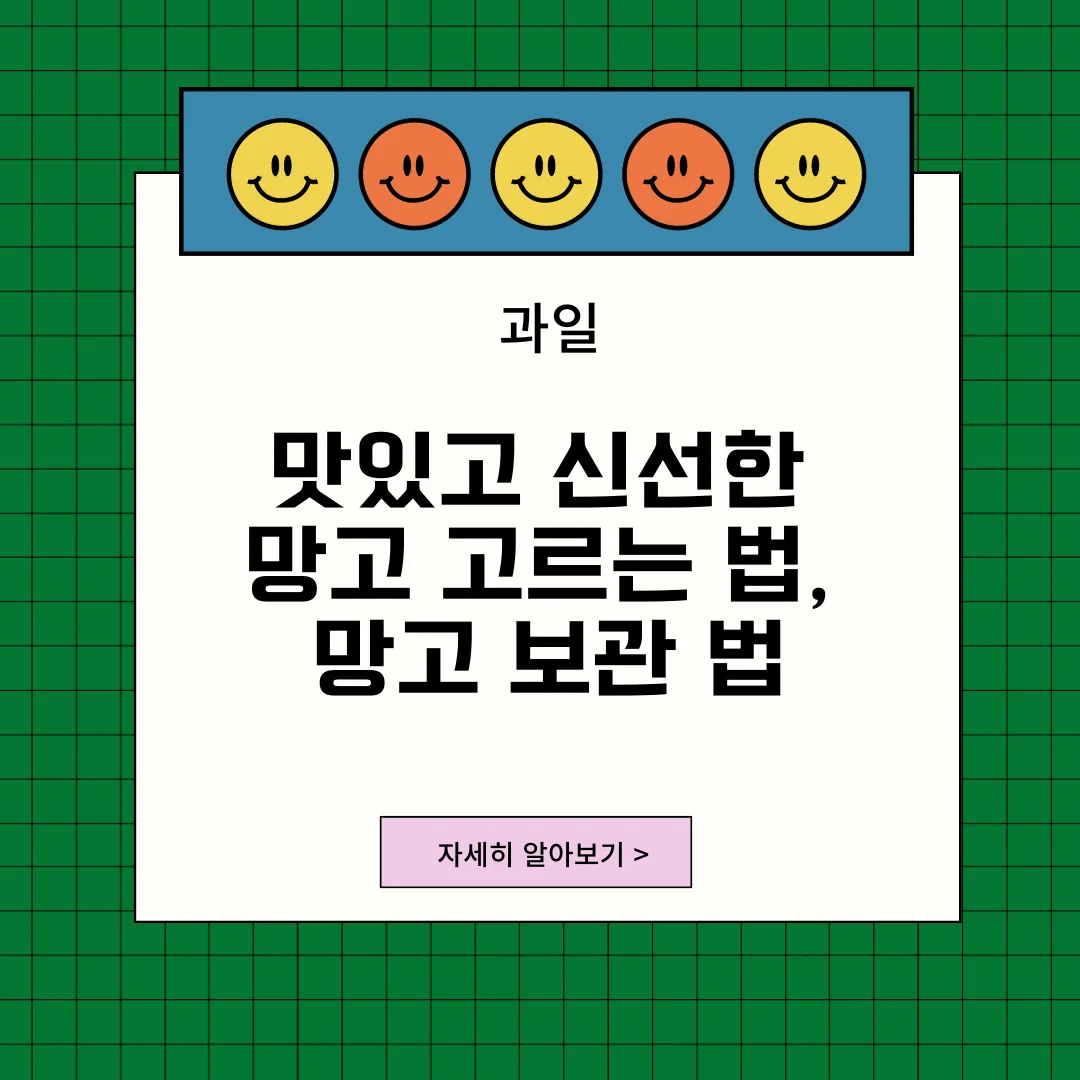 망고고르기