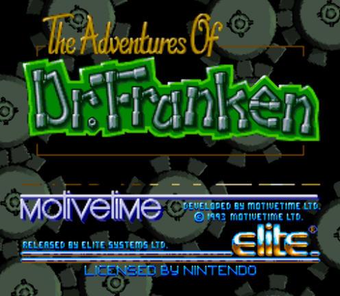  SNES ROMS - The Adventures of Dr. Franken (EUROPE / 유럽판 롬파일 다운로드)