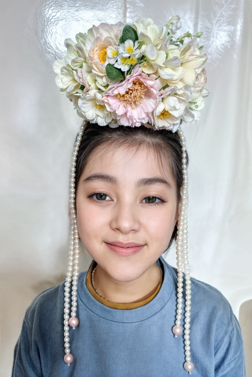 퓨전한복드레스 소품