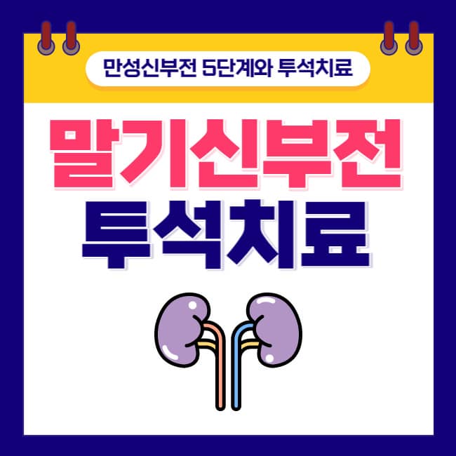  만성신부전에서 말기신부전까지 총정리