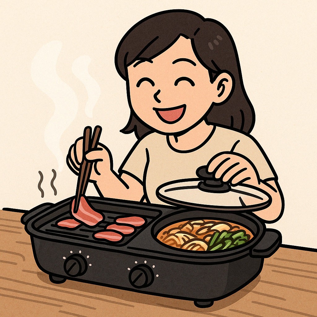 홈플래닛 반반 멀티 전기그릴 솔직 후기 홈플래닛 반반 멀티 전기그릴 솔직 후기