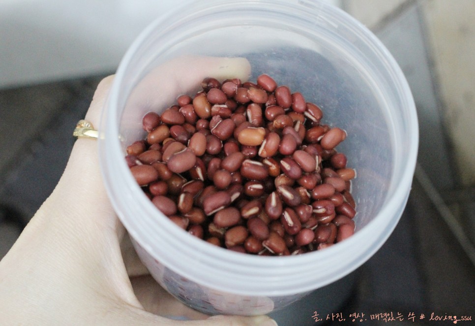 간단하게 팥 삶는 법까지~ 붉은색 밥 만들기 정말 20