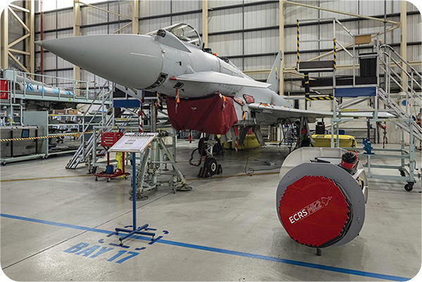 GCAP의 MFRS은 영국 공군의 Typhoon 전투기에 탑재될 Leonardo사의 ECRS Mk2 레이다 차세대 버젼으로 구성될 것이다