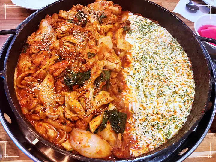 어서와 한국은 처음이지 치즈 닭갈비 후식 볶음밥 새우튀김 스웨덴 친구들 편 논현역 영동시장 맛집 위치