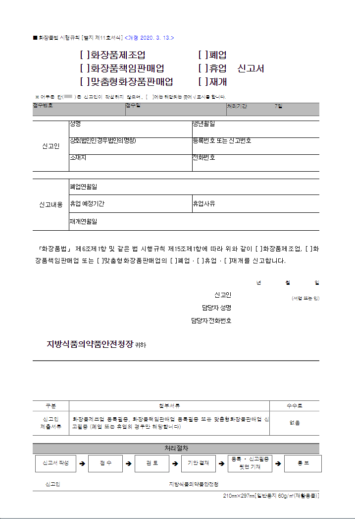 구매대행에서 화장품 책임 판매업을 폐업하는 방법