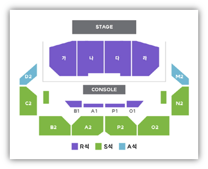 진성 30주년 기념 콘서트 진성 빅쇼 서울 좌석배치도