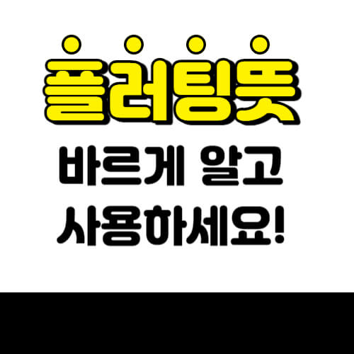 플러팅 뜻