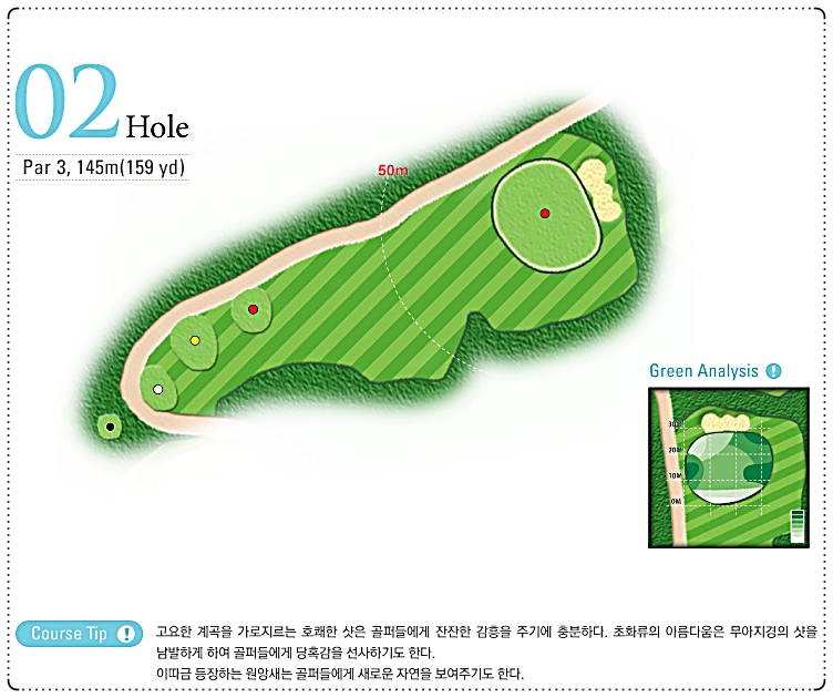 로드힐스CC 힐스 코스 2번 홀