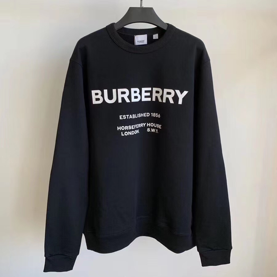  [BURBERRY] 버버리 호스페리 프린트 코튼 스웨트셔츠 맨투맨 티셔츠 80172281