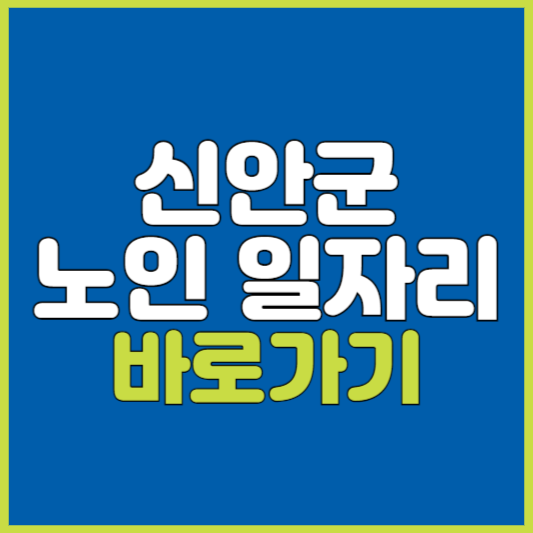 신안군 노인 일자리