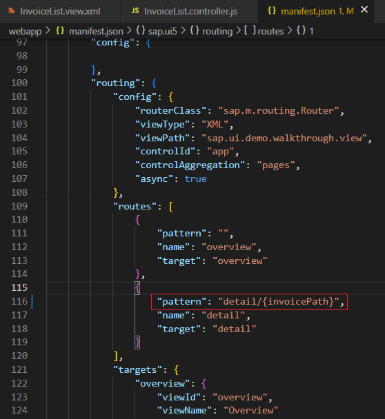  [ SAPUI5 ] Routing with Parameters