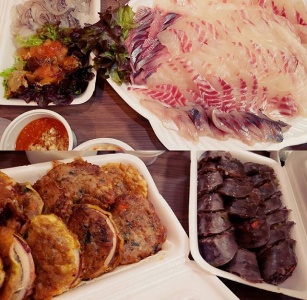 양양 해녀횟집의 섭국과 성게젓비빔밥