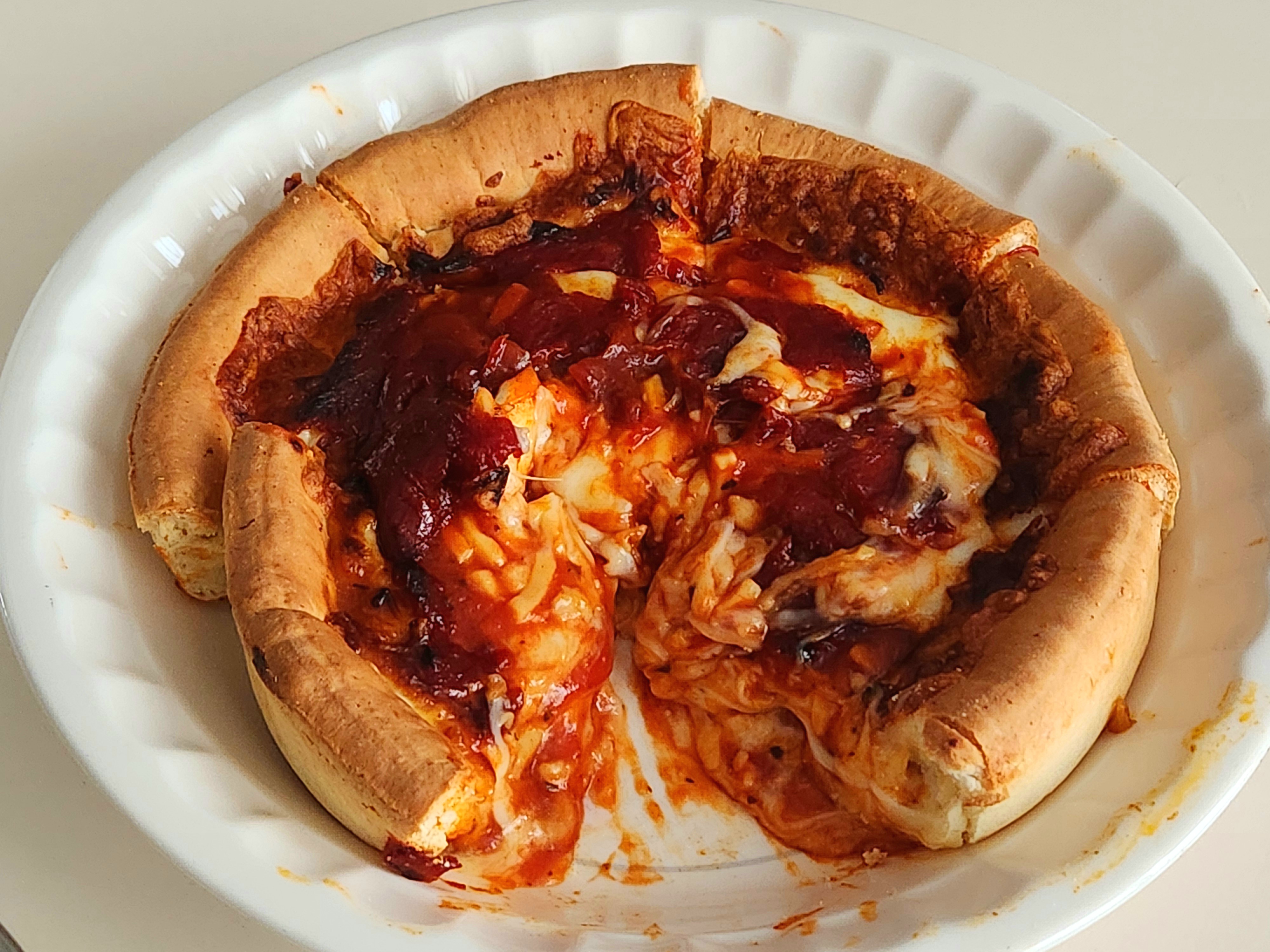 냉동피자 풀토핑 시카고 피자