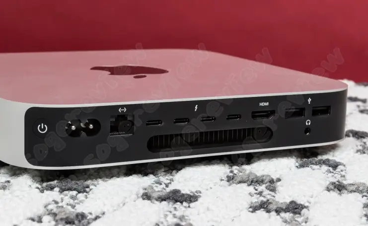Apple Mac mini(2023년형&#44; M2 Pro) 후면 포트