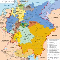 독일연방 지도