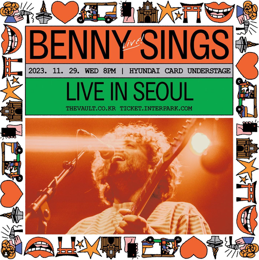  2023 베니 싱스 Benny Sings 내한공연-예매 안내 및 예상 셋리스트