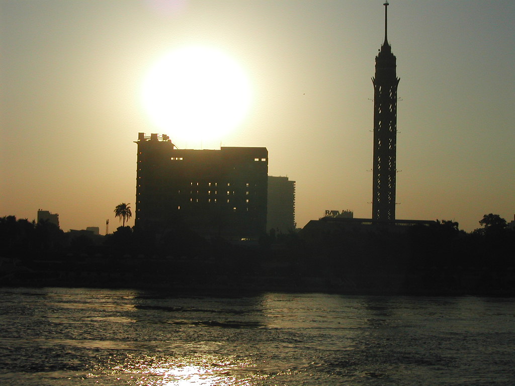 카이로-나일강다리에서본-풍경