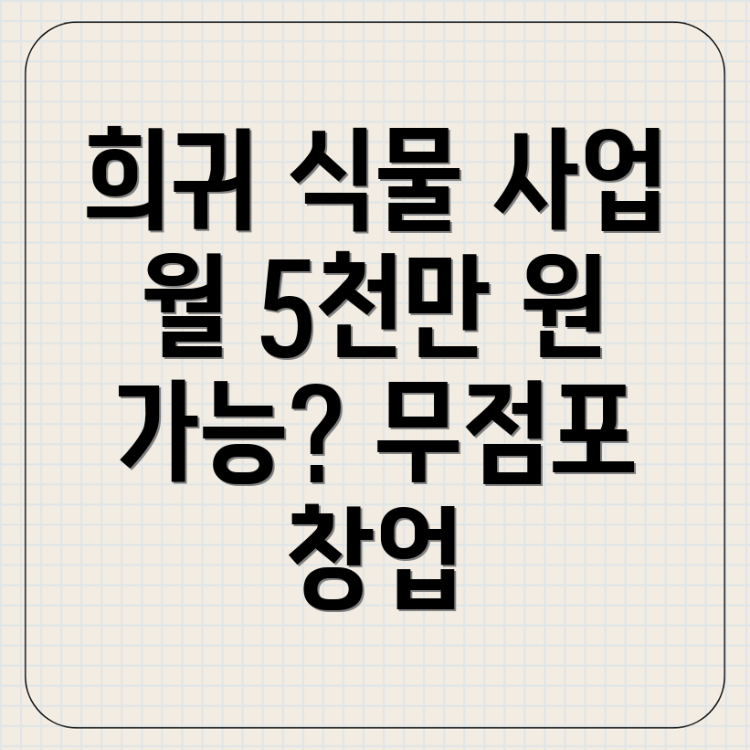 희귀 식물 판매