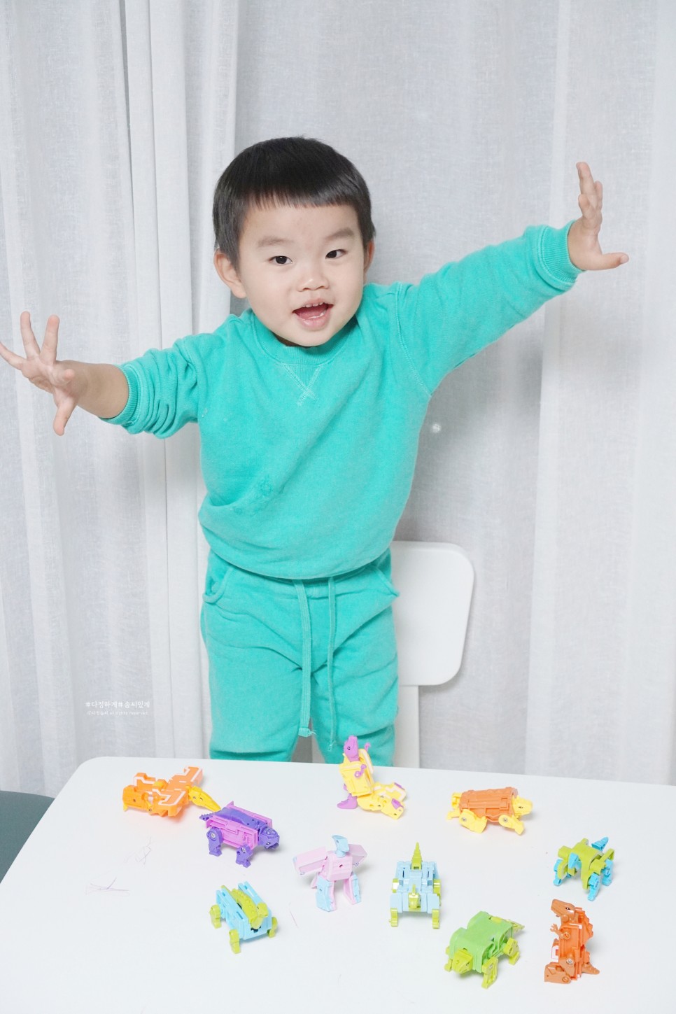 트랜스포머 숫자, 공룡로봇과 수놀이하자