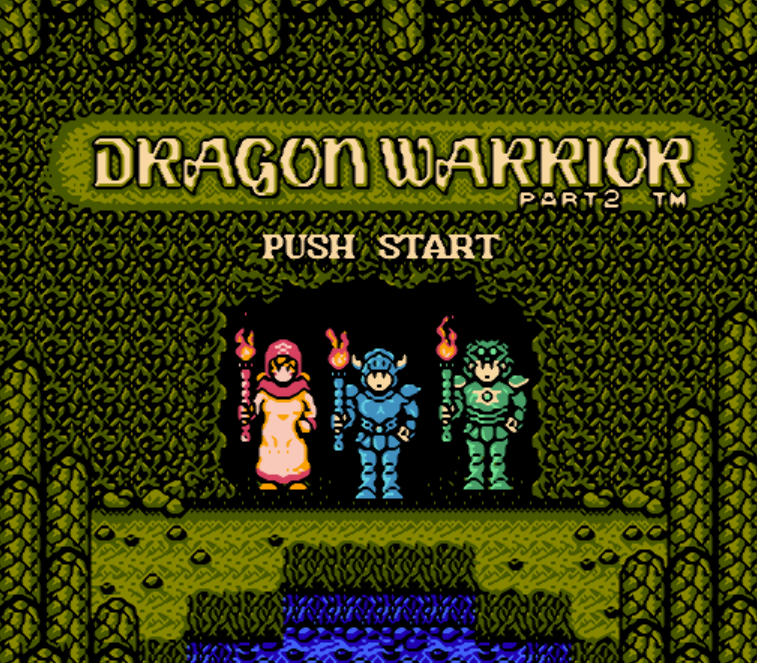  에닉스 (Enix) - 드래곤 워리어 파트 2 북미판 Dragon Warrior Part 2 USA (패미컴 - FC / NES - 롬파일 다운로드)