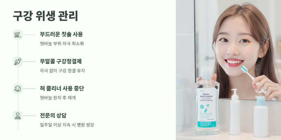 혓바늘 없애는 방법 정답 확인 13