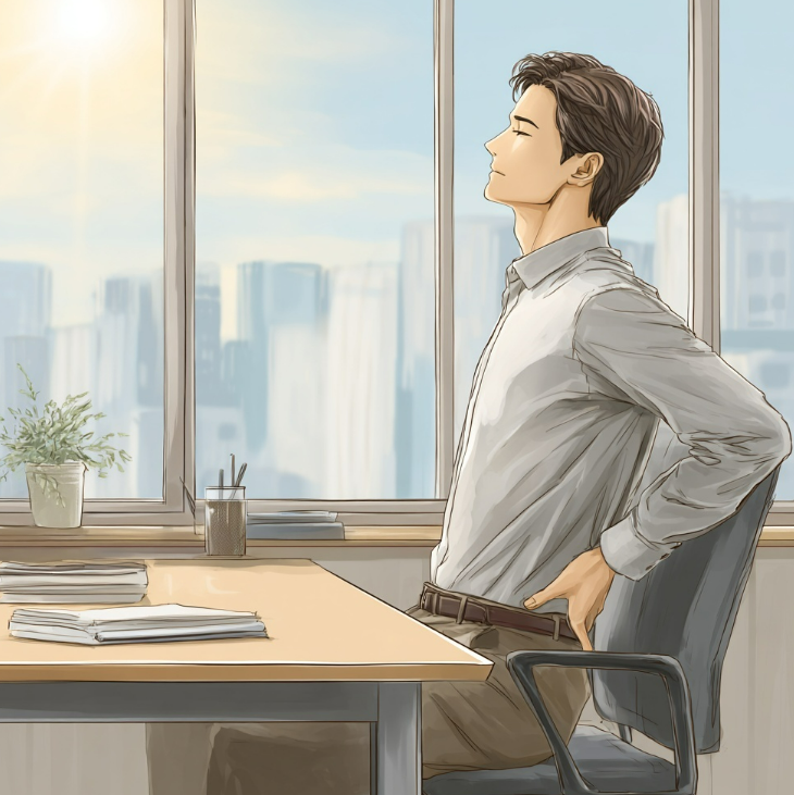 하루 종일 앉아 있는 사람의 몸에서 일어나는 일들