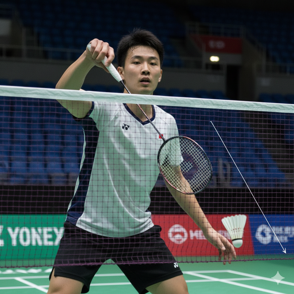 배드민턴 드롭샷 이미지